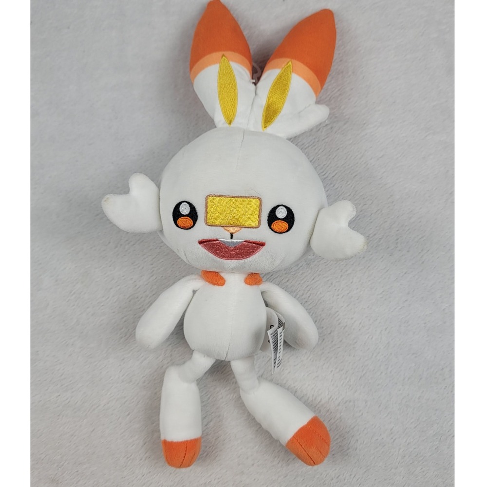 Pokemon Scorbunny Plush 13 Inch Galar Fire Starter Stuffed Animal 2022 Nintendo